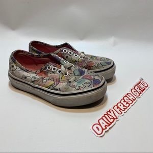 VANS CUPCAKES AND UNICORNS KIDS SNEAKERS SIZE 11